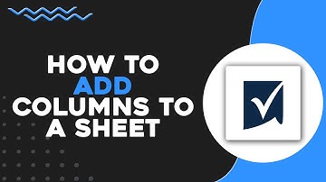 How To Add Columns To A Sheet In Smartsheet (Quick & Easy)