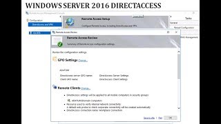 Windows Server 2016 DirectAccess P1- VPN replacement