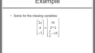 4.1 Introduction to Matrices