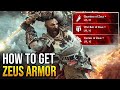 How to get zeus armor in god of war ragnarok best armor