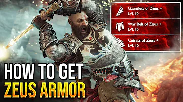 How To Get Zeus Armor in God of War Ragnarok! (Best Armor)