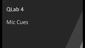 [Eng / Kor Sub] QLab4배워보기_17_Mic Cues