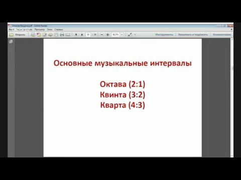 Элементарная теория музыки вводное занятие