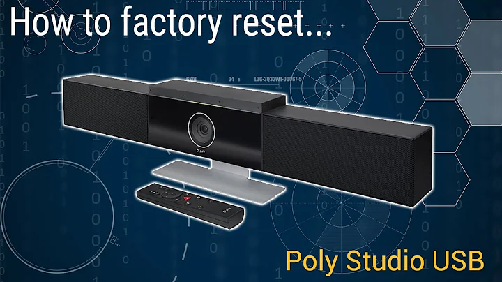 Poly Studio USB - How to Factory Reset : Part: 7200-85830-001