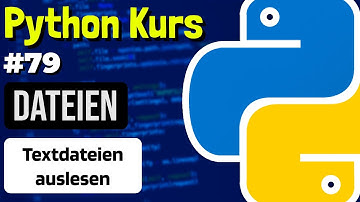 Textdatei auslesen (read, readline, readlines) - 079 - Python Kurs (Deutsch)