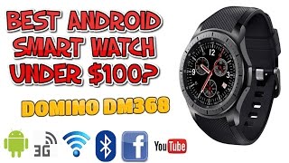 Best Android Smartwatch Under $100 ? Domino DM368 Review Including Gaming ! screenshot 1