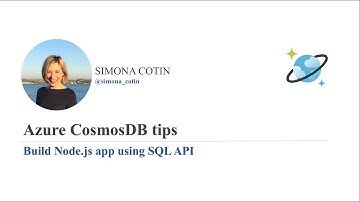Azure Cosmos DB - Build Node.js application by using SQL API