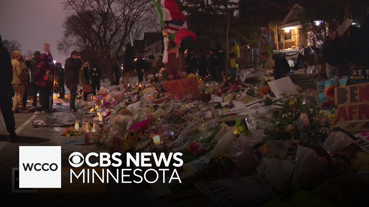 Renee Good memorial grows in Minneapolis as thousands protest ICE killing