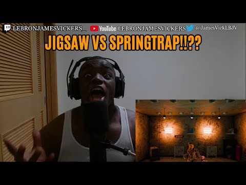 Jigsaw vs Springtrap - RAP BATTLE! REACTION!!!