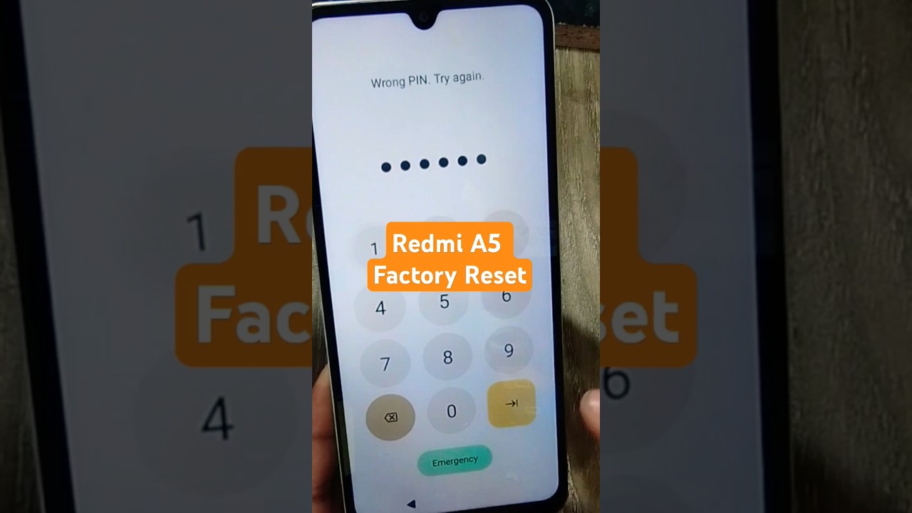 Redmi A5 Hard Reset