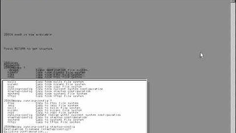 CCNA - Saving the Running configuration.avi