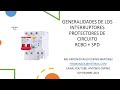 INTERRUPTORES DE PROTECCION ELECTRICO RCBO MAS SPD CARACTERISTICAS Y APLICACIONES