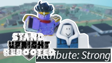 STAR PLATINUM with STRONG | Roblox Stand Upright: Rebooted