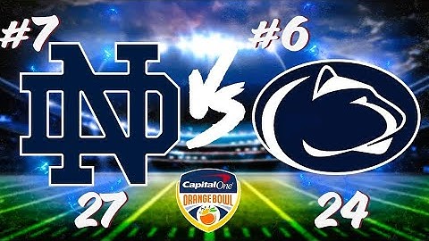 Notre Dame Fighting Irish vs Penn State Nittany Lions College Football Playoff Semifinal