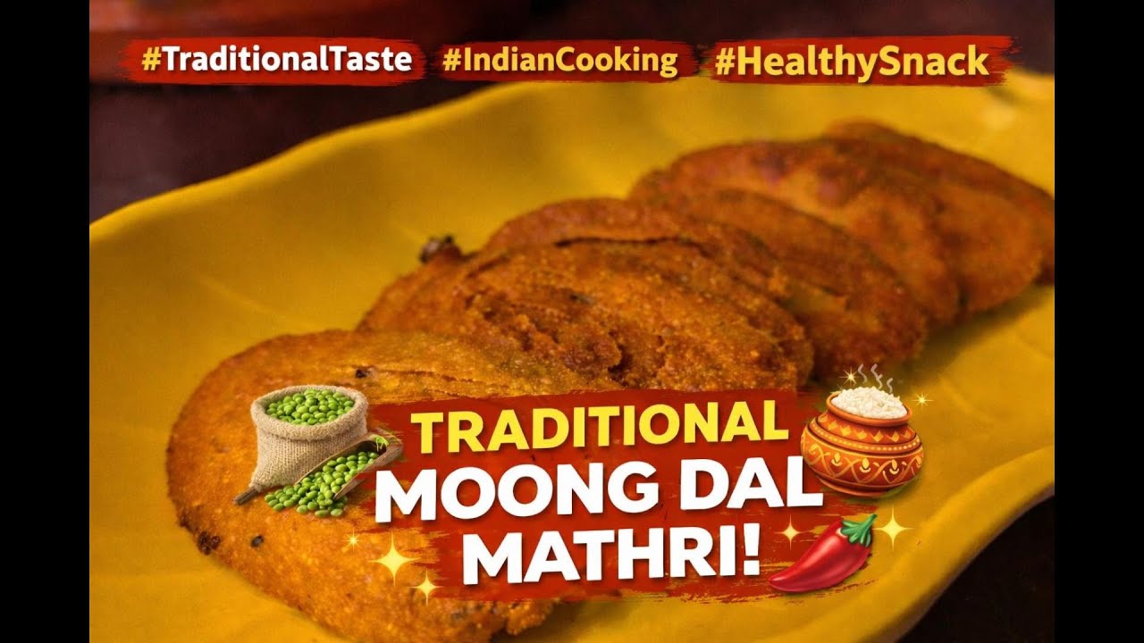 Grandma’s Style Moong Dal Mathri