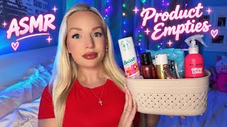 ASMR Products I’ve Used Up✨Over explaining, tapping, and scratching on product empties