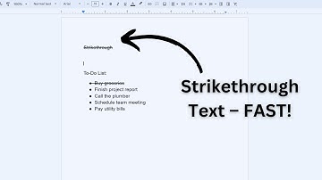 How to Strikethrough Text in Google Docs (Quick & Easy Tutorial)