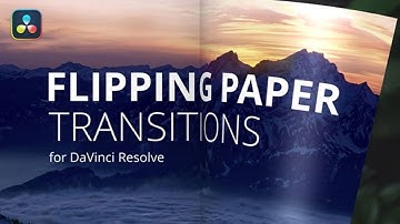 Flipping Paper Transitions || DaVinci Resolve