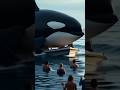 Short Viral Caption"Orca Heroes Battle Boat Fire! 🔥🐋 #WildRescue"