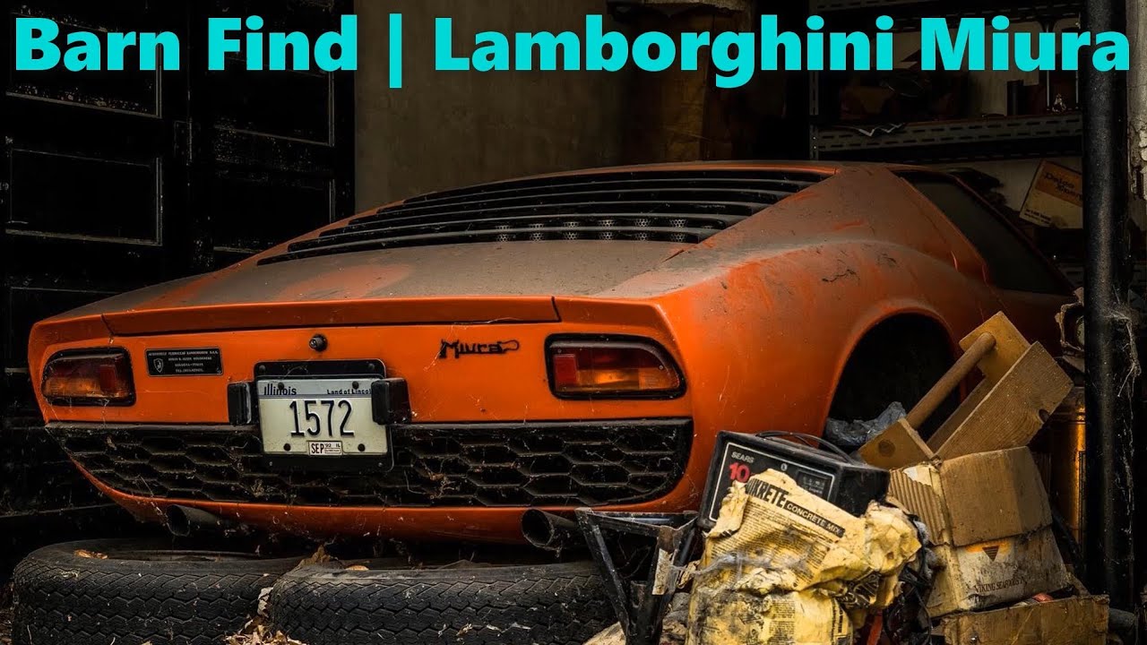 Barn Find | Lamborghini Miura Rescued - Abandoned over 30 years ago.