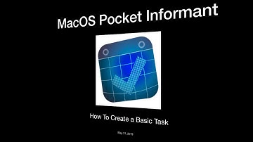 Pocket Informant for macOS how to create a task