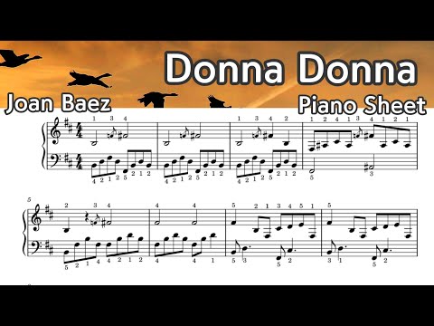 Donna Donna (Piano Solo) - Joan Baez