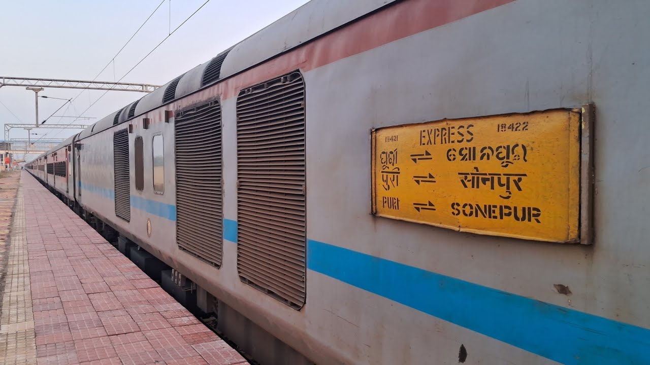 Khurda road to malatipatpur puri  raw unedited journey on #18422  sonepur puri express 2ac second ac