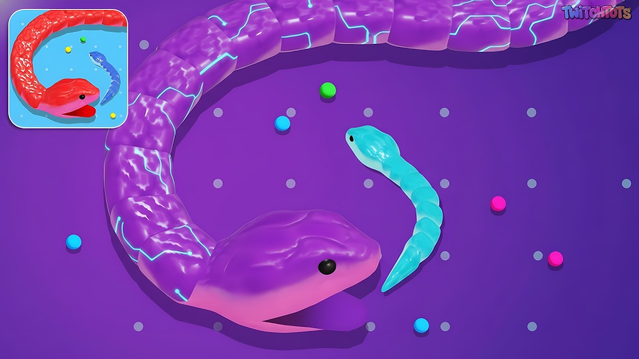 Snake Clash! - Gameplay Walkthrough Part: Enter the Arena. Become the Alpha Snake! (Android, iOS)