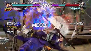 TEKKEN 7 Feng Wei Iron Shield Parry to Triple Shoulders/Iron Fortress