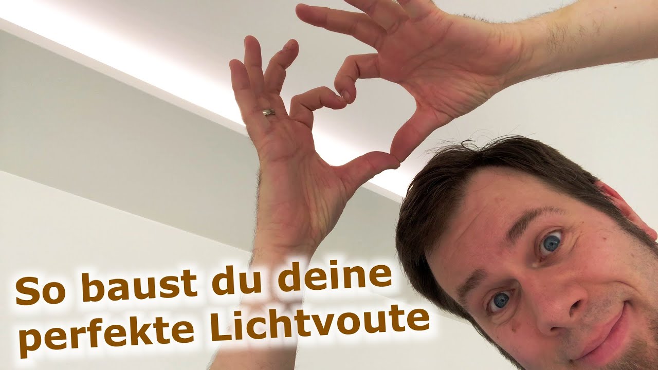 Lichtvoute selber bauen: Perfekte Lichtvoute im DIY-Tutorial | Deckenbeleuchtung mit LED-Profil