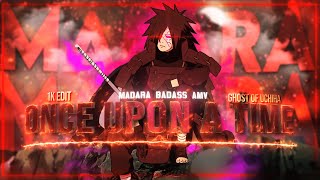 MADARA x VIKRAM 4K! AMV | 'Once Upon A Time' [Ghost of the Uchiha]   1k EDIT😈🎉