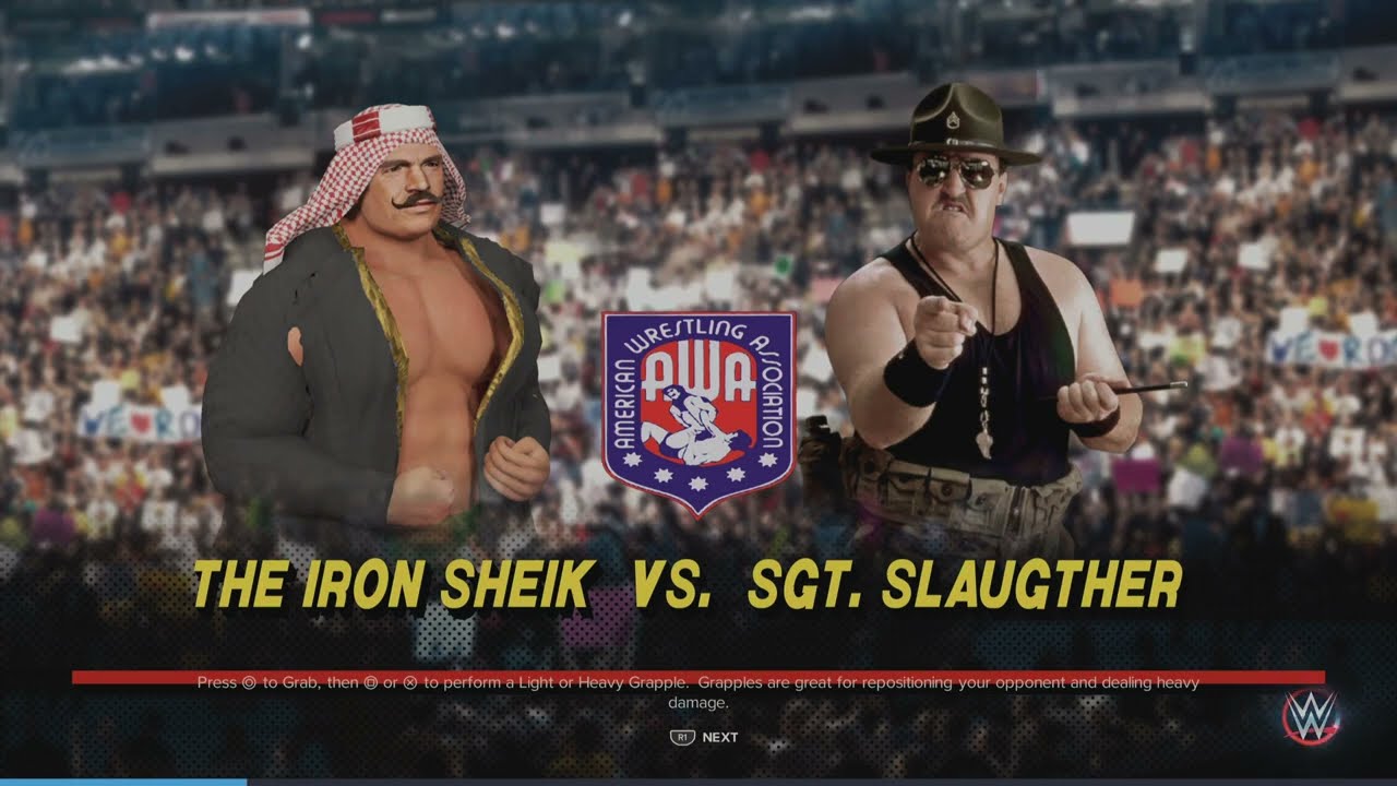 WWE 2K23 The Iron Sheik VS Sgt. Slaughter YouTube
