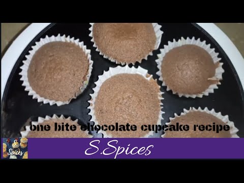 Chocolate cupcake recipe | one bite chocolate cupcake recipe by spoons of spices with flavor