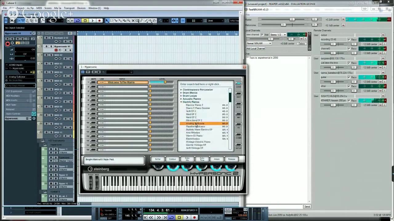 NINJAM Setup (Live online Jamming) YouTube