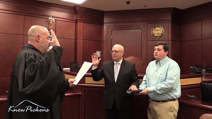 Swearing In of Superintendent Dr. Rick Townsend