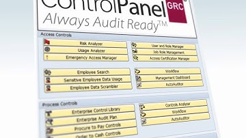 SAP Compliance Reporting and Audit Support with ControlPanelGRC