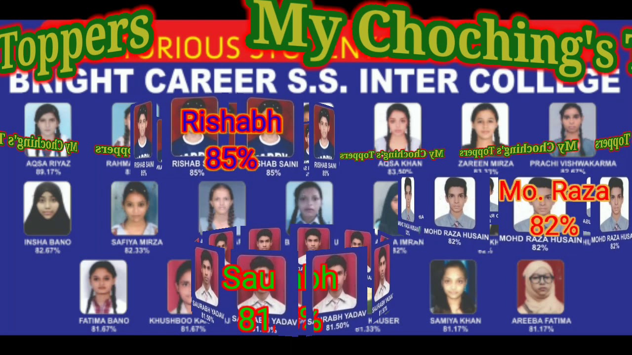 My Choching's Toppers|| Meri Choching ke Toppers - YouTube