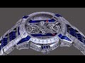 Jacob &amp; Co  Epic X Tourbillon Baguette Sapphires Watch 2025!