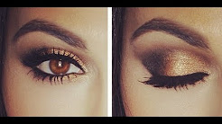 Gold Smokey Eye Tutorial | Eye Makeup Tutorial | Teni Panosian