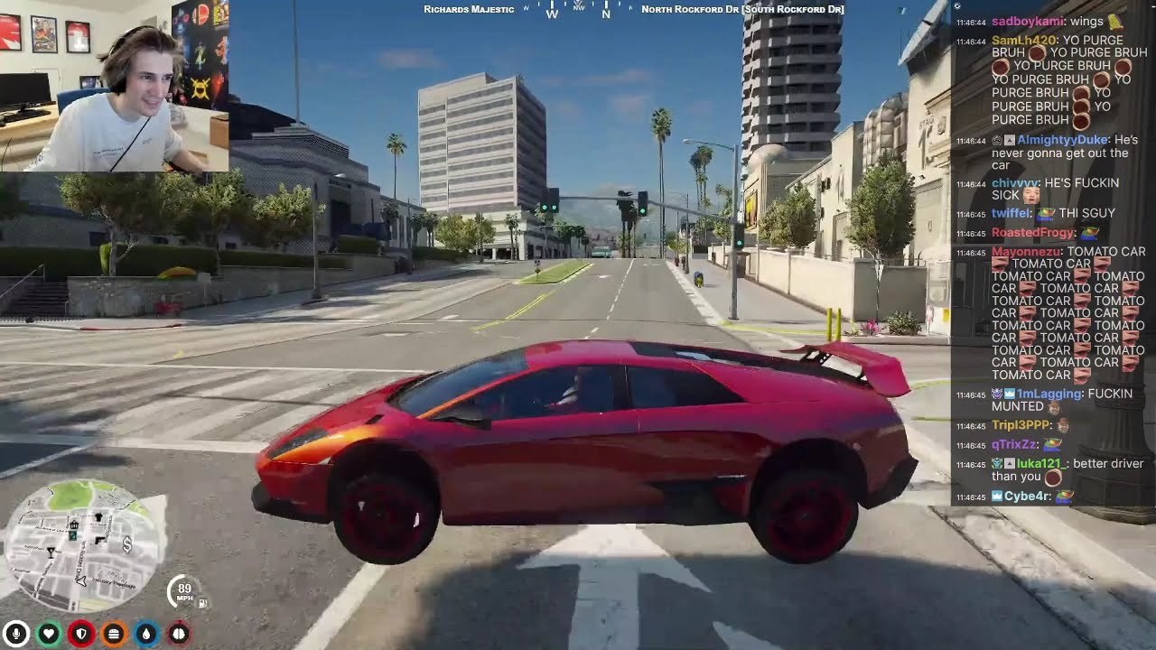 xQc lets a mechanic drive his lambo... and hes INSANE