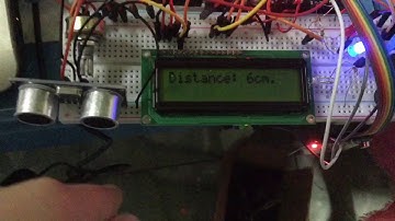 การต่อ Arduino Uno r3 กับ ultrasonic sr04 และ lcd