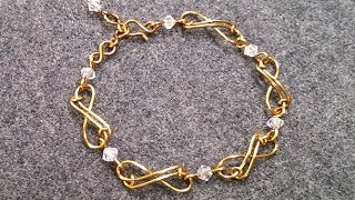 How to do simple Infinity bracelet for beginners  202