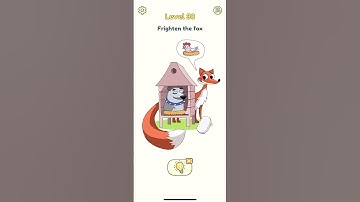 dop2 level38 delete one part to frighten the fox  #dop2 #shortfeed #game