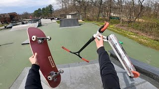 Skateboarding or Scootering..?