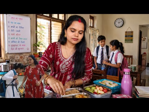 Indian mom daily routine  इतनी गर्मी में भी एक नयी दिन के शुरुआत सुबह सेलेकर.......