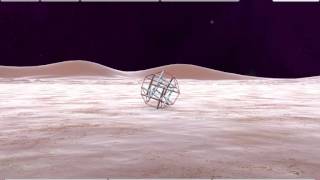 Tensegrity planetary lander - Diagonal crash test