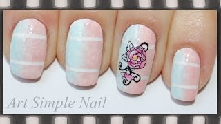 Слайдер дизайн ногтей + Омбре маникюр | Ombre Nails + Water Stickers Слайдер дизайн ногтей + Омбре маникюр | Ombre Nails + Water Stickers
