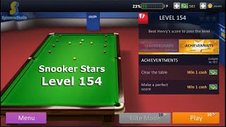 Snooker Stars Level 154 | Speed Play Tricks Shot screenshot 2