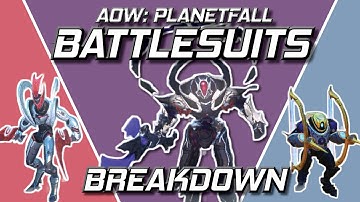 Oathbound Battlesuits Options in AoW: Planetfall