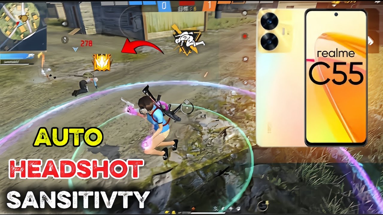 Realme C55 Free Fire Sensitivity+Dpi+Headshot Settings